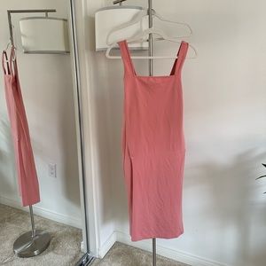 Forever 21 Pink Midi Dress for Bachelorette or Barbiecore - Used Once